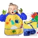 thumbnail image 3 of 30 piezas de pinceles para niños, pinceles de pintura lavables, juego de pinceles de pintura de espo Tomshoo  30 piezas, 3 of 7