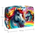thumbnail image 5 of Robot Unicorn AttackPVC Cosmetic Storage Bag with Zipper, Printed Design -Makeup Bag, Small Coin Pouch, Makeup Organizer Cosmetic Storage Box for Ladies and Girls- Ideal for Travel and Daily Use, 5 of 6