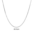 thumbnail image 2 of ievspot 1Pcs Snake Chain Necklace Women Thin Snake Bone Chain Choker Titanium Steel Simple Necklace Jewelry Gift, 2 of 8