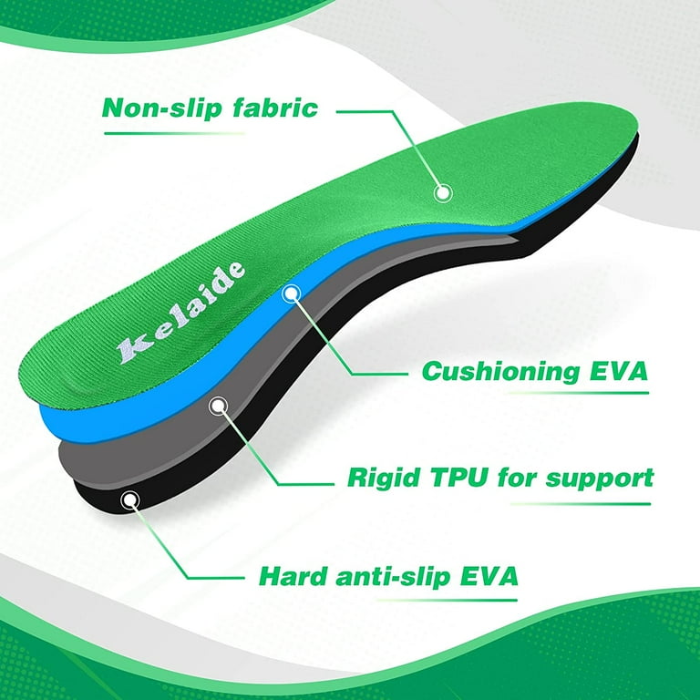 Kelaide Arch Support Insoles for Women & Men, Orthotic Shoe
