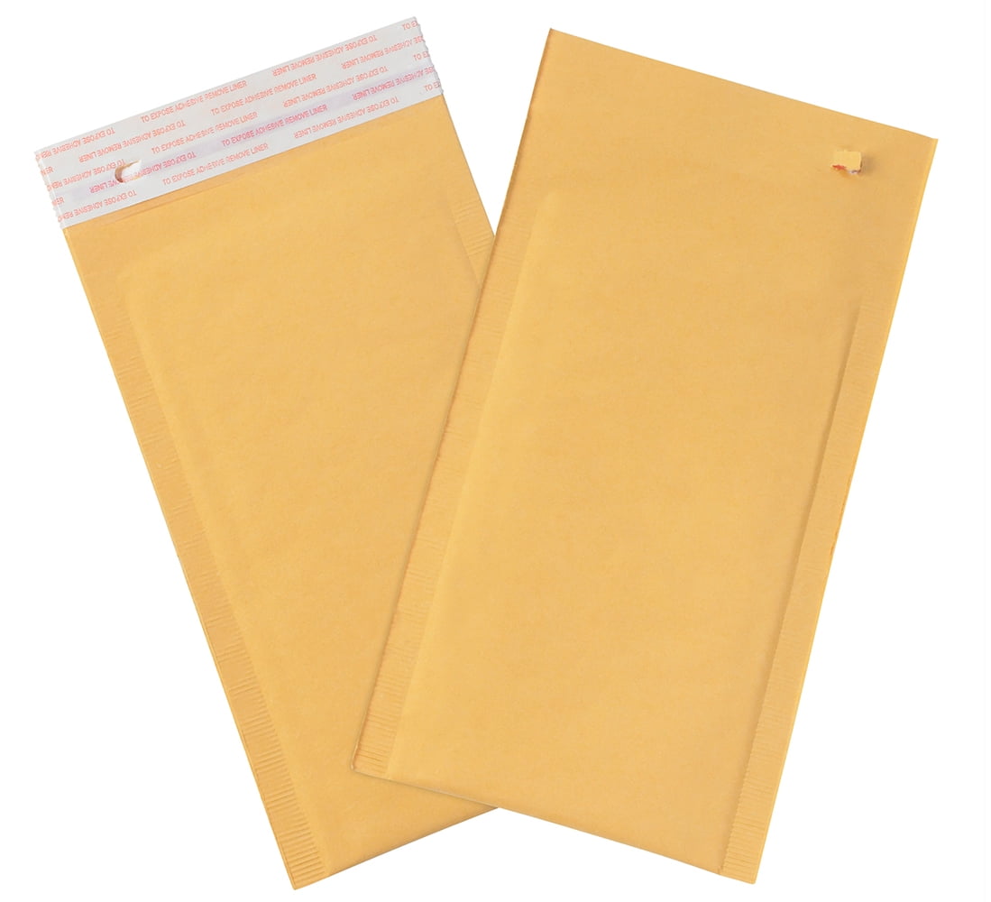 Office Depot® Brand Kraft EZ Open TearTab Bubble Mailers, 00, 5" x 10