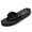 Black Solid, variant on Hedy 2.0 - Summer Sandals for Women with a Classic Flip-Flop Design, Contoured Footbed, and Comfortable Straps, Black Solid, Size 8