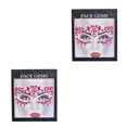 thumbnail image 2 of pitrice DIY Eye Face Rhinestone Stickers Crystal Glitter Temporary Phone Tablet Stylish Decorations Wedding Festival Makeup Rose red 2Set, 2 of 6