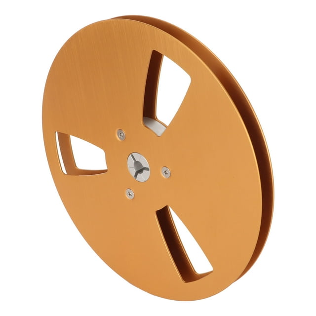 7 Inch Empty Reel, Universal 3 Hole Aluminum Alloy Opening Machine Takeup Reel for Tape Machines