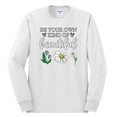 thumbnail image 2 of Wild Bobby, Be Your Own Kind of Beautiful Inspirational, Pop Culture, Men Long Sleeve Shirt, White, 2XL, 2 of 3