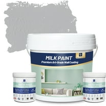 ShangTianFeng Gray Interior Paint & Primer Kit, 1-Gallon, Premium Eggshell Finish, Stain-Resistant Coating for Living Room, Kitchen, Office & Home Renovation, DIY-Friendly