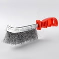 thumbnail image 6 of 2Pcs Barbecue Oven Grill BBQ Long Handle Steel Wire Cleaning Brush Cleaner Tool, 6 of 8