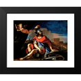 thumbnail image 2 of Guercino 18x15 Black Modern Framed Museum Art Print Titled - Mars with Cupid (1649), 2 of 5