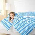 thumbnail image 4 of jejeloiu Blue White Bowtie Full Size Comforter Sets,Kawaii Bowknot Bow Bedding Sets For Girls Teens Reversible 3-Piece, 4 of 8
