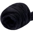 thumbnail image 2 of Wool Roving Yarn, Fiber Roving Wool Top, Wool Felting Supplies, Pure Wool, Chunky Yarn, Spinning Wool Roving for Needle Felting Wet Felting DIY Hand Spinning, 3.52oz, 2 of 8