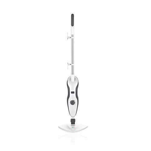 True & Tidy, Vadrouille à Vapeur Multi-Surfaces Robuste, Inclut Vadrouille à Vapeur, 2 Tampons de Vadrouille à Vapeur et Planeur de Tapis, STM-500, Gray