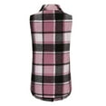 thumbnail image 6 of DxhmoneyHX Plaid Vest for Girls Sleeveless Curved Hems Long Cardigan Coat Casual Lapel Waistcoat Outwear Comfy Button Down Shirt Jacket with Pockets 5-15 Years, 6 of 9