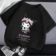 thumbnail image 6 of Kuromi New Children's T-shirt Cute Sanrio Cartoon Cotton Black White T-shirt Short Sleeve Boy Girl Loose Clothing Christmas Gift, 6 of 15