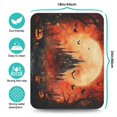thumbnail image 5 of Halloween Horror Pumpkin Spooky Castle Moon Dish Drying Mat for Kitchen Counter Dish Drying Pad Absorbant Collapsible 18x24 Inch Inch Dish Drying Pad for Coffee Machine Dish Rack, 5 of 7