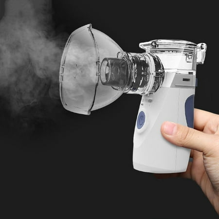 Jeobest Handheld Mesh Nebulizer - Portable Mini Vaporizers Machine - Handheld Vaporizer Humidifier - Portable Mini Vaporizers Machine Handheld Cool Mist Inhaler Kits for Adult Kid Home Use (Best Portable Flower Vaporizer 2019)