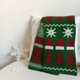 thumbnail image 4 of Bufanda navideña Bufanda de punto jacquard de moda invernal, 4 of 6