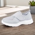 thumbnail image 4 of Zapatos Anchos para Malla Diabéticos Ajustables Fáciles Poner Y Quitar Hombres Mujeres, 4 of 9