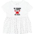thumbnail image 3 of Inktastic Grammy and Pappy Love Me Girls Baby Dress, 3 of 5