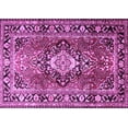 thumbnail image 1 of Ahgly Company Indoor Rectangle Medallion Purple Traditional Area Rugs, 2' x 4', 1 of 4