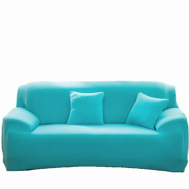 Elastic Solid Color Sofa Cover L Shaped Corner Couch Slipcover 1 2 3 4 Seater Chair Protector for Living Room