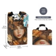 thumbnail image 5 of Laundry Basket Laundry Hampers 12.6*11* 22.7 Inch Storage Basket Laundry Hampers is Lightweight and Foldable Autumn Leaves and Beauty, 5 of 7
