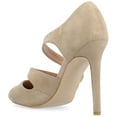 thumbnail image 4 of Journee Womens Zeera Round Toe High Stiletto Pumps, 4 of 10