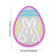 thumbnail image 3 of Klonfd Easter Neon Light Up For Home Party Holiday Indoor Outdoor Glowing, 3 of 6