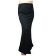 thumbnail image 2 of YOUSNH Slim Fit Ruched Pencil Skirts for Women High Waisted Elastic Band Bodycon Shirring Skirt with Plus Size Maxi Length Womens Skirt Black XXL, 2 of 5