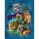 thumbnail image 1 of Taladro Diamante Pintura (DE5800) Leones Tigres Resina Completa DIY Mosaico Dibujo (A1833) 20X30cm Hugtrwg Para estrenar, 1 of 1