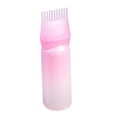 thumbnail image 4 of Cepillo para botella de tinte para el cabello, recipiente dispensador para teñir el cabello, botella de champú y aceite para el cabello para salón de Rosa, 4 of 10