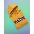 thumbnail image 3 of Non Binary Banner Hoodie Women -Smartprints Designs, Female Small, 3 of 4