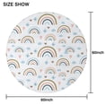 thumbnail image 6 of Round Waterproof Tablecloth 60×60 Inch, Boho Style Reusable Indoor/Outdoor Durable Table Cover for Party Kitchen Dinner Room Decor, 6 of 6