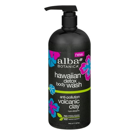 Alba Botanica Hawaiian Detox Body Wash, 32.0 FL (Best Way To Detox Body)