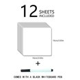 thumbnail image 2 of Bamboohart 12Pcs Whiteboard Stickers DIY Removable Label Dry Erase Sticky Notes with A Pen, 2 of 6