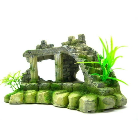 Ista Ancient Civilizations Ruins Aquarium Ornament 7 3 Fish
