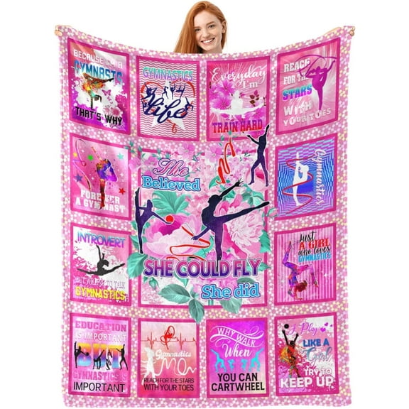 Yibo Cheerleader Gifts Blanket,Cheer Gifts for Cheerleaders,Cheerleading Gifts Throw,Gifts for Cheerleaders, Cheerleading Gift Ideas,Cheer Coach Gift,Cheer Blankets for Girls Teens Women
