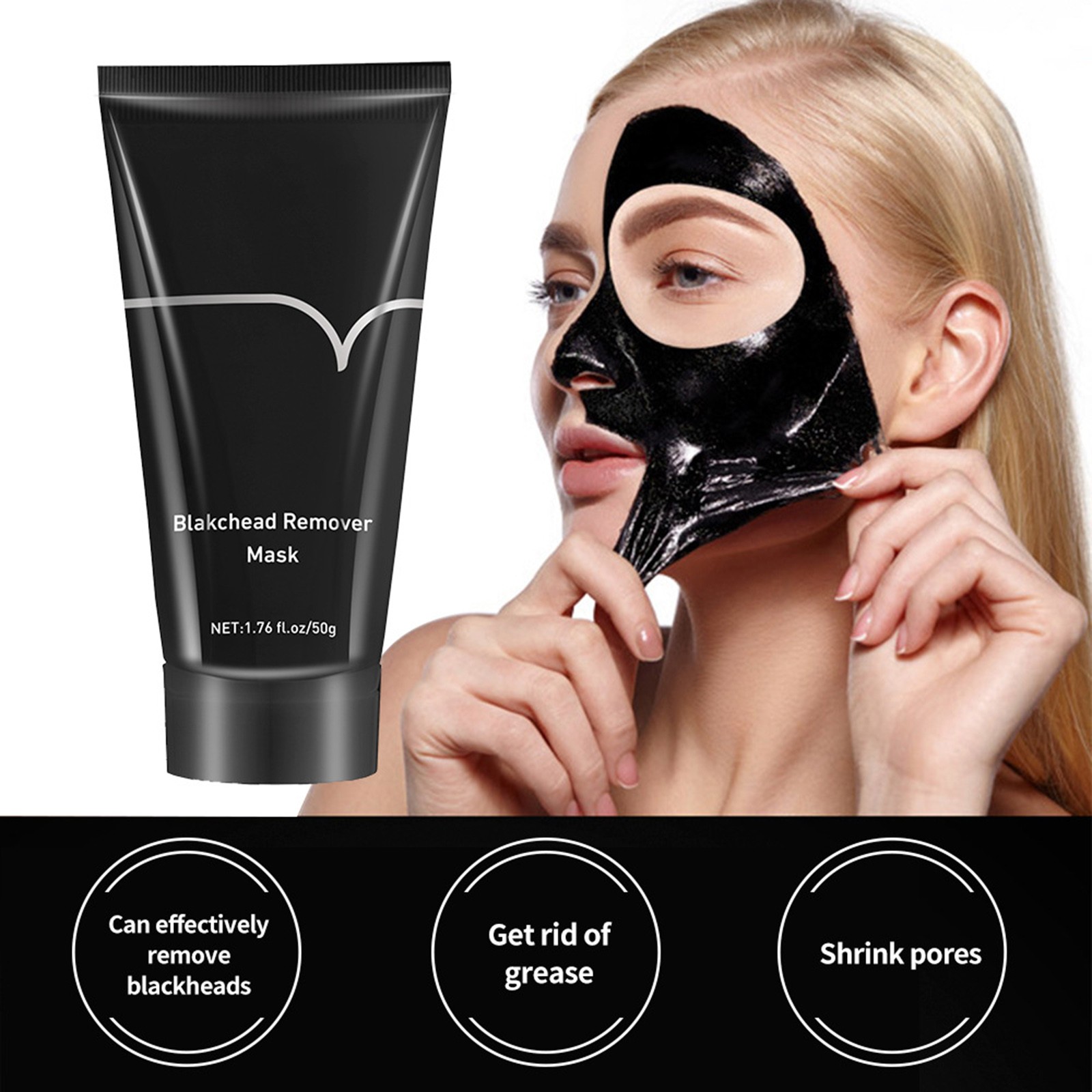 Melotizhi Blackhead Removal Purifying Exfoliating For Deep Cleaning Blackheads Dirt Pores Nose 50g - image 4 of 8