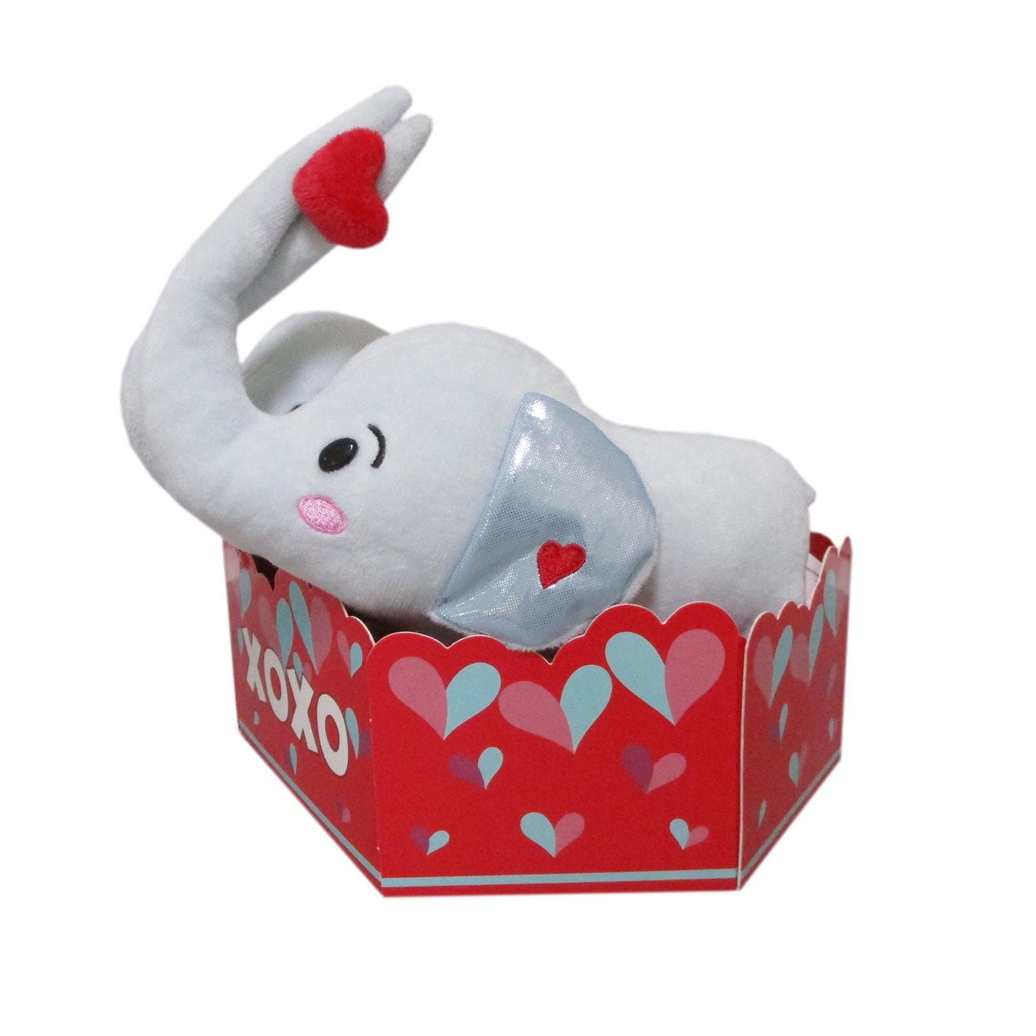 PELUCHE COUPLE D'ÉLÉPHANTS WAY TO CELEBRATE, COFFRET