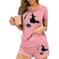 thumbnail image 7 of Women’s Witch Print Halloween Pajamas Set – Soft 2-Piece Lounge Set for Casual Wear (2025 Festive Essential), 7 of 7