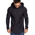 thumbnail image 3 of UKAP Chandails en Molleton pour Hommes Sweat à Capuche à Cordon Manches Longues Coupe Régulière Automne Noir G, 3 of 8