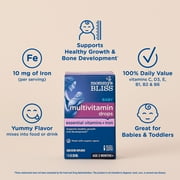 Mommys Bliss Baby Multivitamin and Iron Dietary Supplement, Grape Flavor, 30 ml