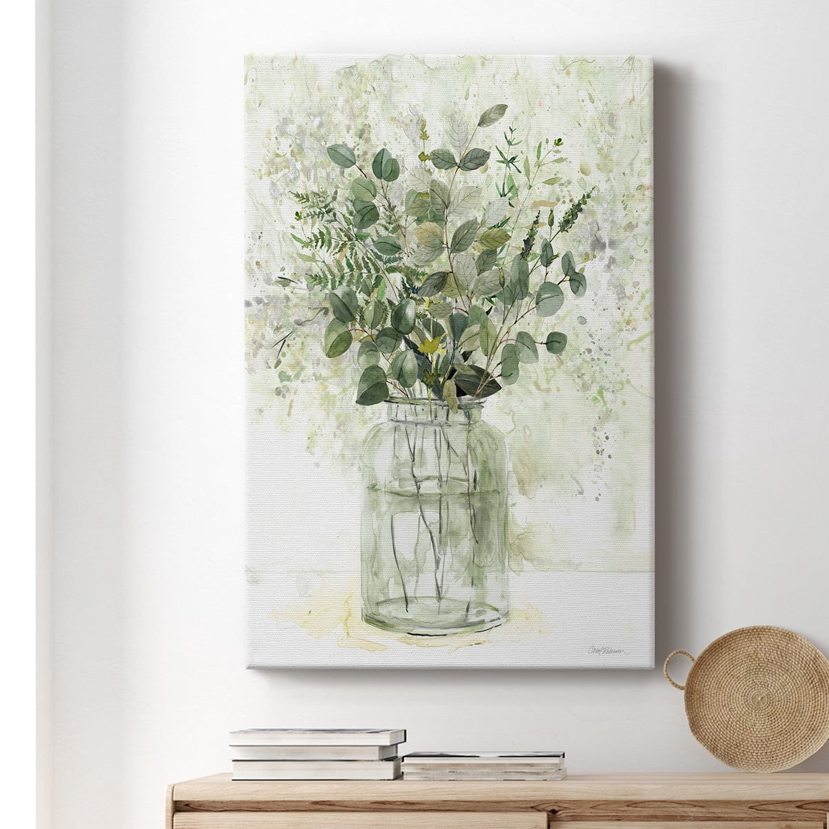 Delicate Greenery II Premium Gallery Wrapped Canvas - Ready to Hang