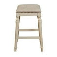 thumbnail image 2 of Powell Hayes 27" Backless Wood Counter Stool, Cream Finish, 2 of 4