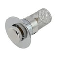 thumbnail image 2 of Practical Hair Catcher Stainless Steel Bathroom Sink Stopper with Filter, 2 of 12