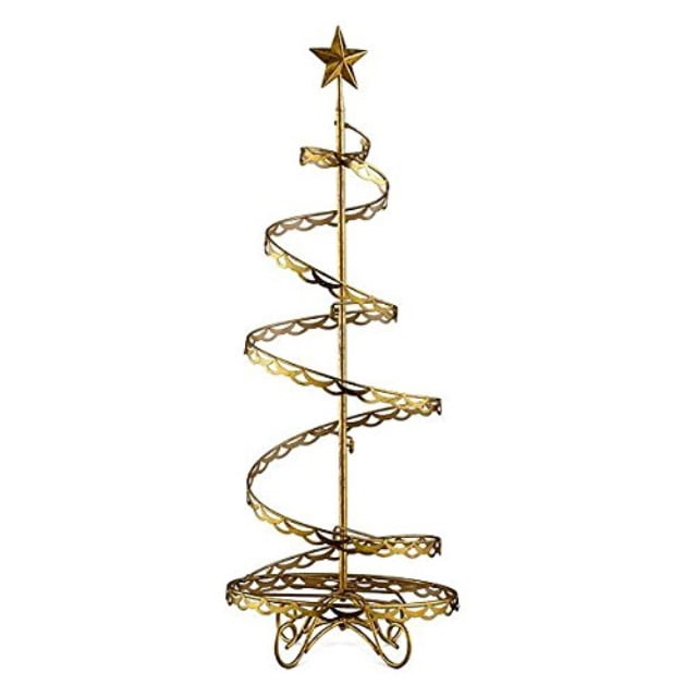 improvements 3' spiral ornament christmas tree (gold)