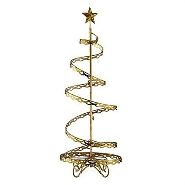 improvements 3' spiral ornament christmas tree (gold)