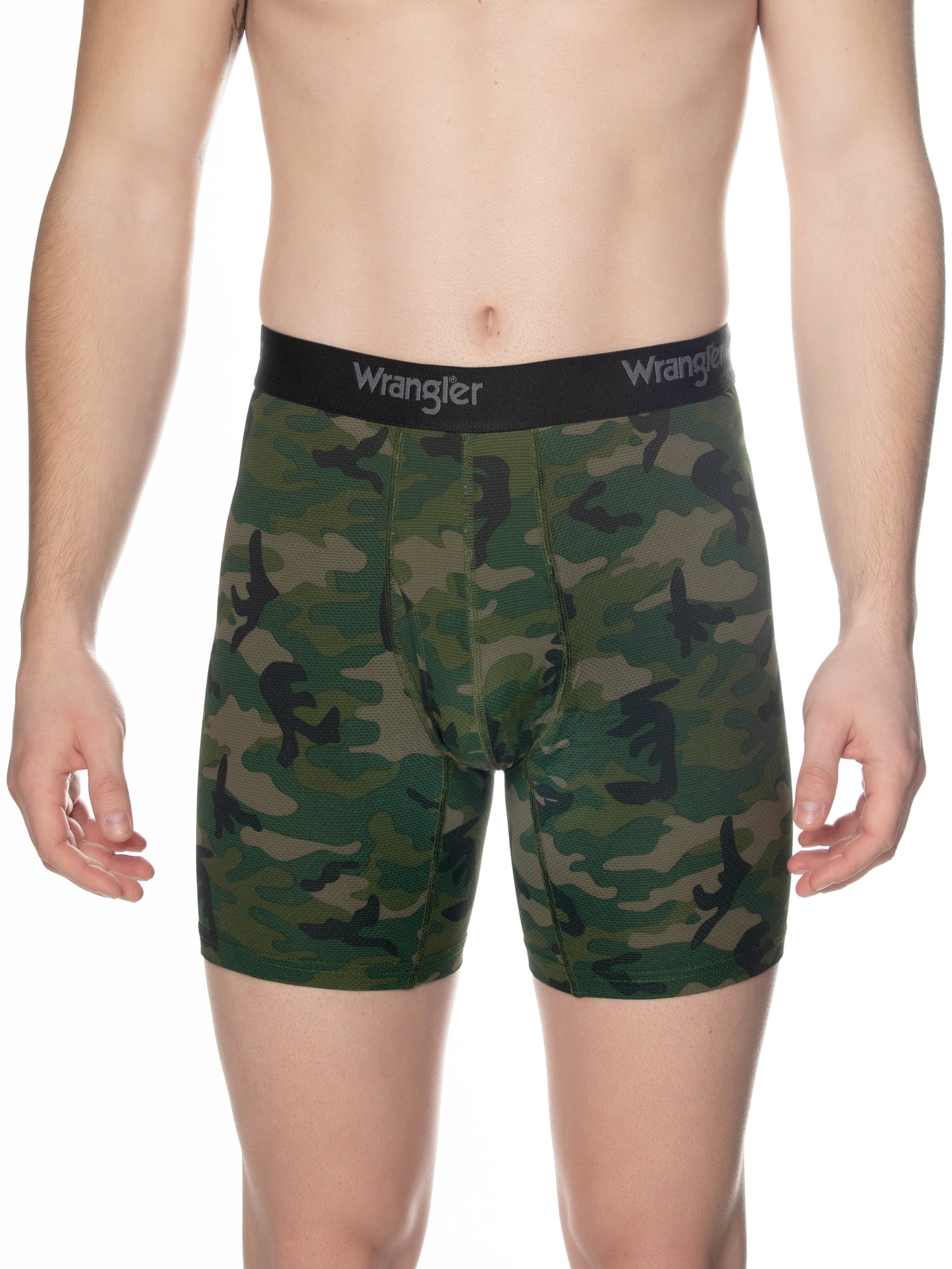 Wrangler Men's Boxer Briefs Underwear, 3 Pack