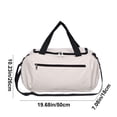 thumbnail image 3 of Travel Duffel Bag Sports Tote Gym Bag Shoulder Weeken Der Bag Wet Dry Separation Fitness Bag HandHeld OneShoulder Yoga Exercise, 3 of 8