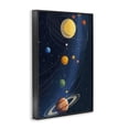 thumbnail image 2 of Stupell Industries Contemporary Planets Aligned in Celestial Orbit Black Framed Giclee Art, 16 x 24, by Creative Studio, 2 of 8