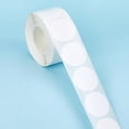 thumbnail image 1 of 2 rollos de pegatinas de sellado para pegar etiquetas adhesivas con imágenes blancas de 25 mm (500 unidades/rollo), 1 of 4